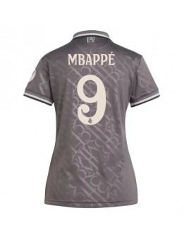 Billige Real Madrid Kylian Mbappe #9 Tredjedrakt Dame 2024-25 Kortermet